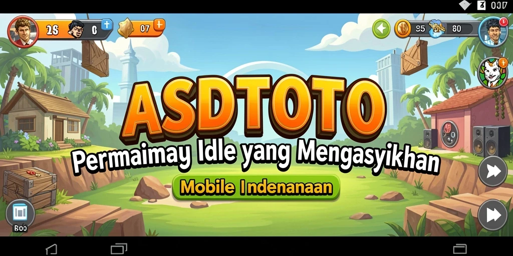 Tampilan gameplay ASDTOTO dengan mekanik idle yang menarik.