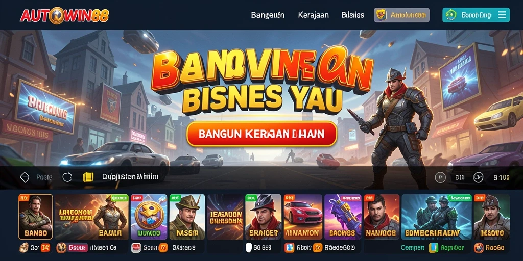 Screenshot dari gameplay Tycoon AUTOWIN88 yang menarik.