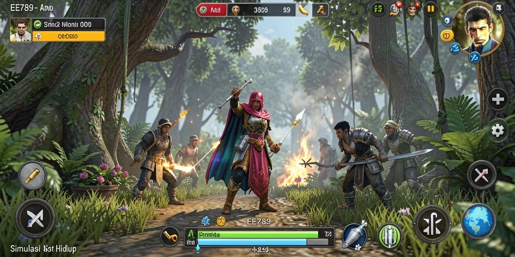 Tampilan gameplay EE789 dengan karakter dan lingkungan yang realistis.