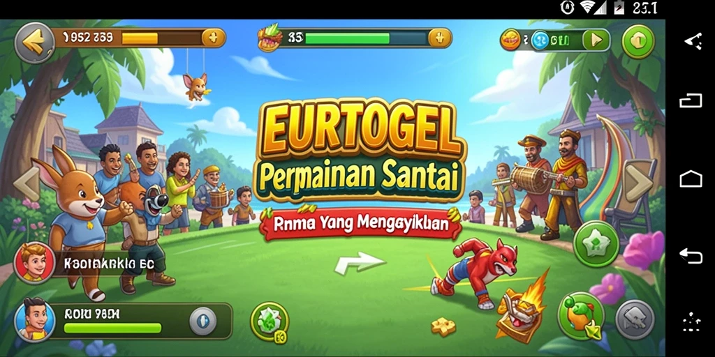Tangkapan layar <strong>EUROTOGEL</strong> menampilkan pemain yang bersenang-senang dalam gameplay santai.