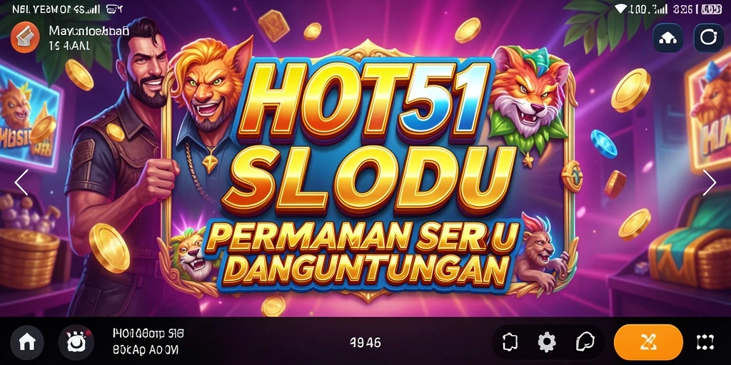 Screenshot utama HOT51 menunjukkan pengalaman bermain Slot yang menarik dan mendebarkan.