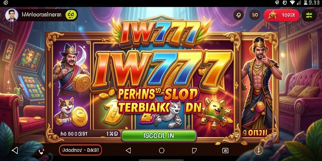 Tampilan gameplay Slot IW777 dengan fitur menarik dan beragam tema.