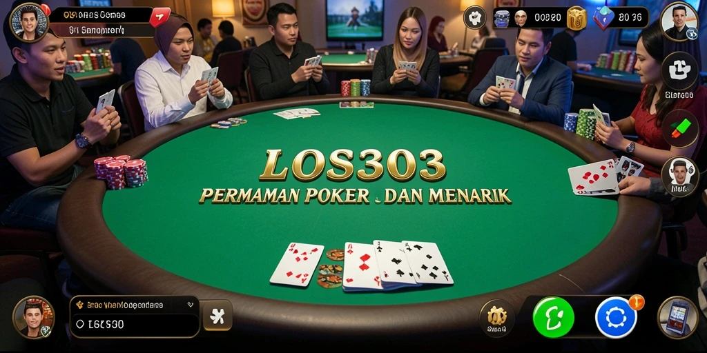 Gameplay Poker seru dan menegangkan di LOS303.