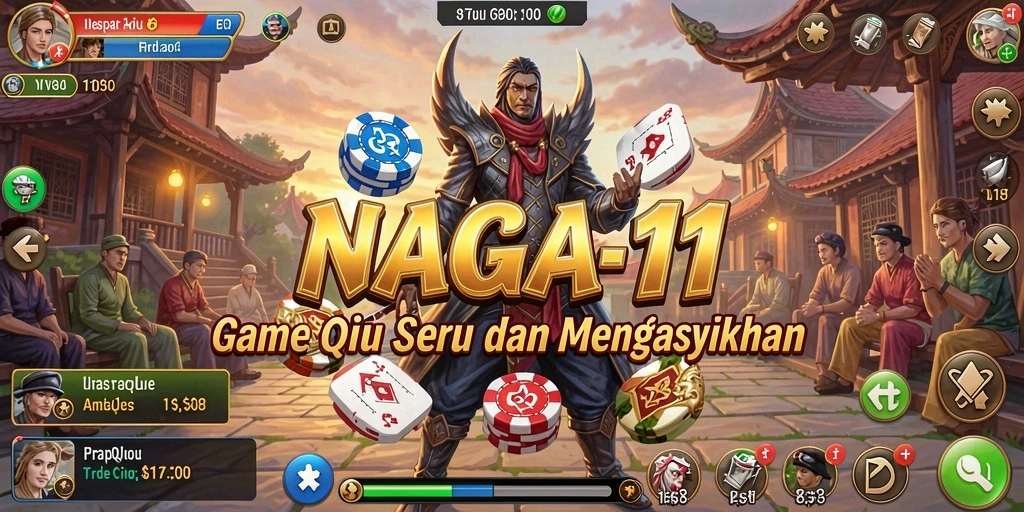 Screenshot gameplay NAGA11 menampilkan aksi kartu yang penuh strategi.