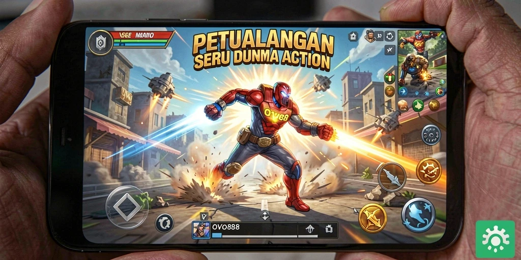 Tampilan gameplay seru OVO88 yang penuh aksi.