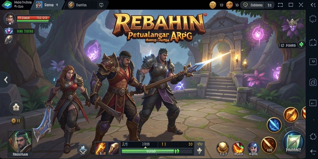 Screenshot gameplay REBAHIN menampilkan aksi pertarungan yang mendebarkan.
