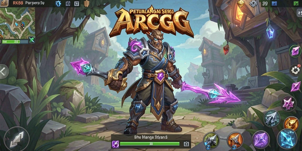Gameplay seru dalam dunia fantasi ARPG RK88.