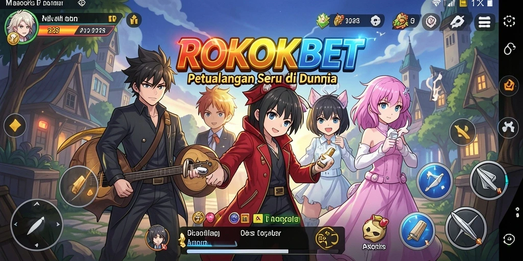Gameplay ROKOKBET yang imersif dengan karakter anime favorit.