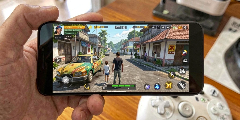 Gameplay menarik dalam RP55 dengan berbagai interaksi karakter.