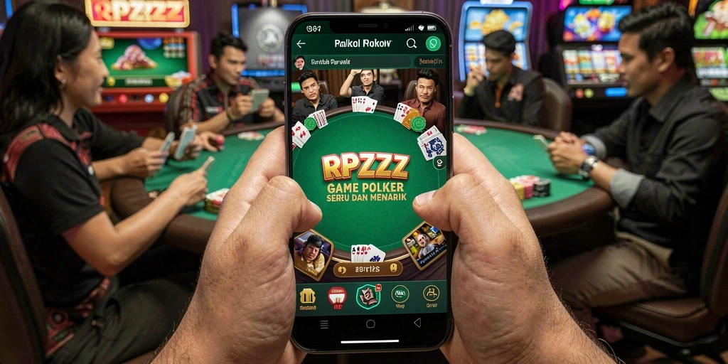 Tampilan gameplay RPZZZ yang menarik saat bermain Poker.