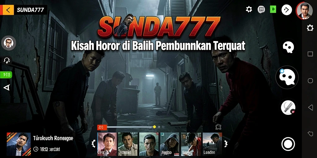 Gameplay menakutkan di SUNDA777 yang menampilkan suasana horor yang mencekam.