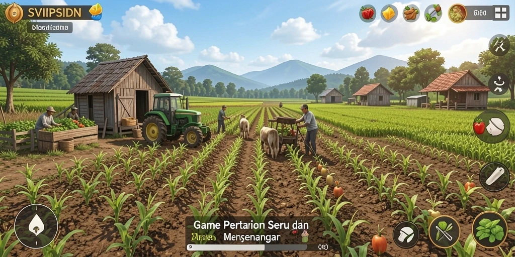 Gameplay pertanian yang seru dan menarik di SVIPSIDN.