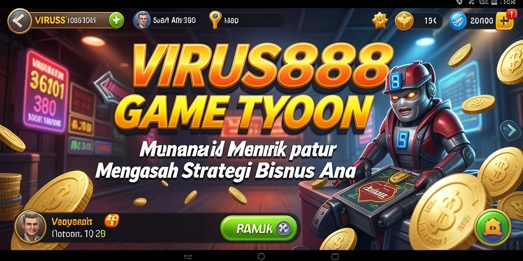 Screenshot dari gameplay <strong>VIRUS88</strong> menunjukkan interaksi yang dinamis antar pemain.