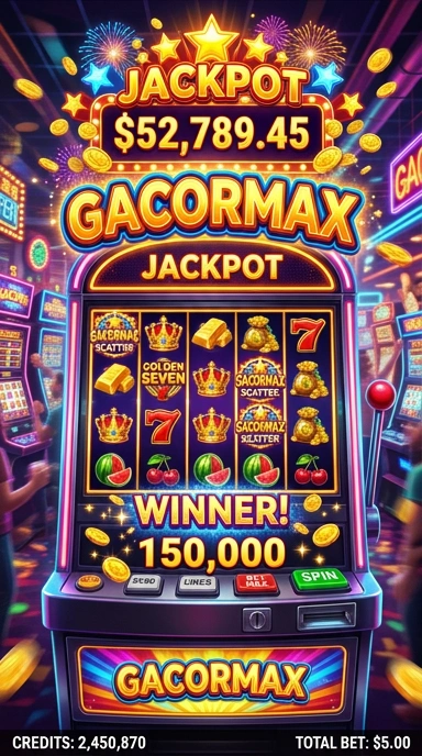 Antarmuka pengguna gacormax yang intuitif dan mudah dinavigasi.